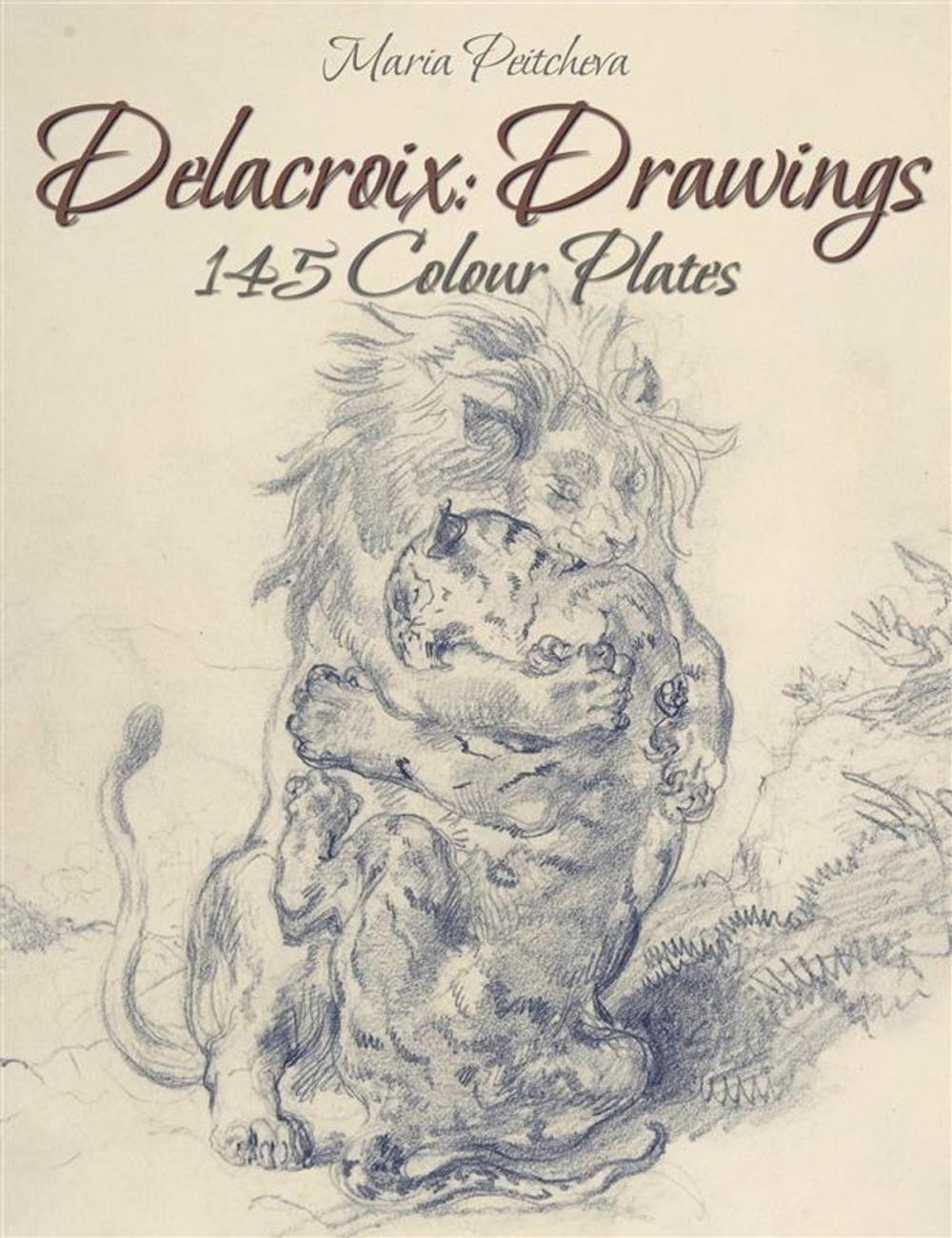 Big bigCover of Delacroix: Drawings 145 Colour Plates