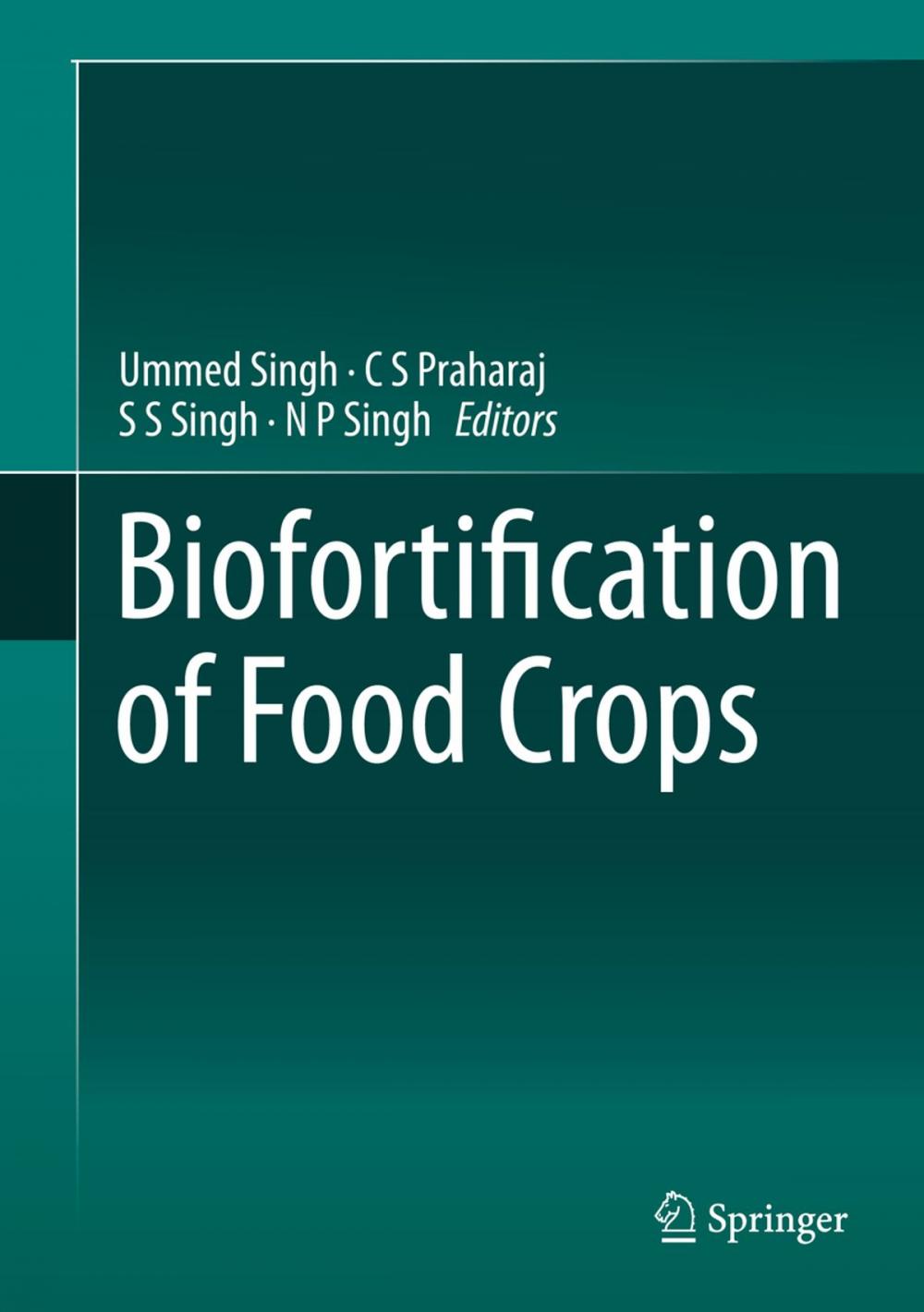 Big bigCover of Biofortification of Food Crops