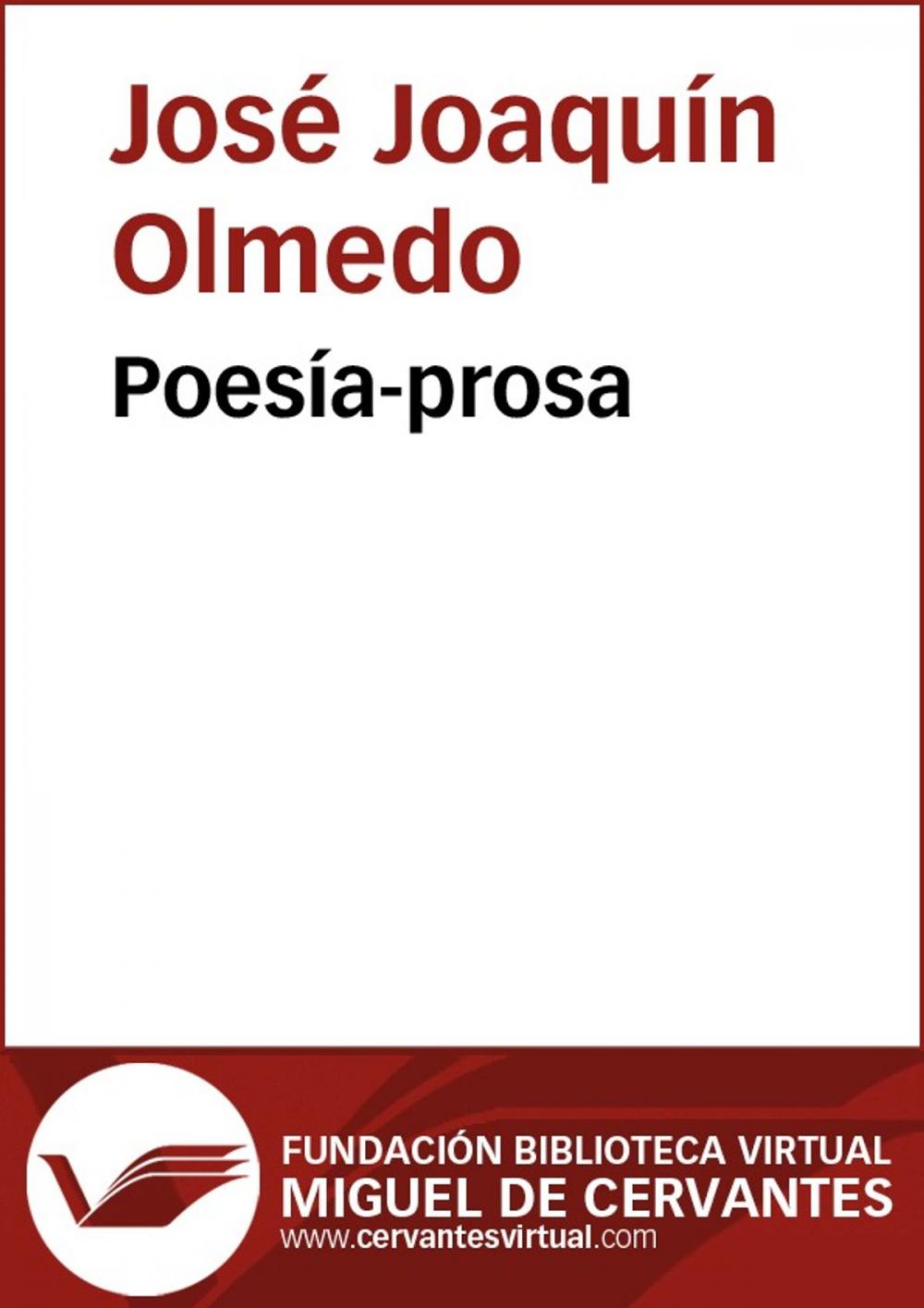 Big bigCover of Poesía-prosa