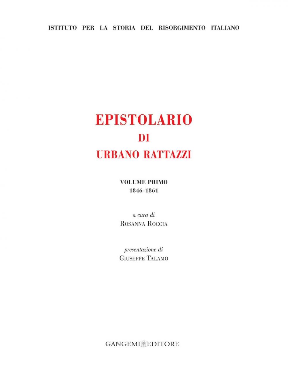 Big bigCover of Epistolario di Urbano Rattazzi