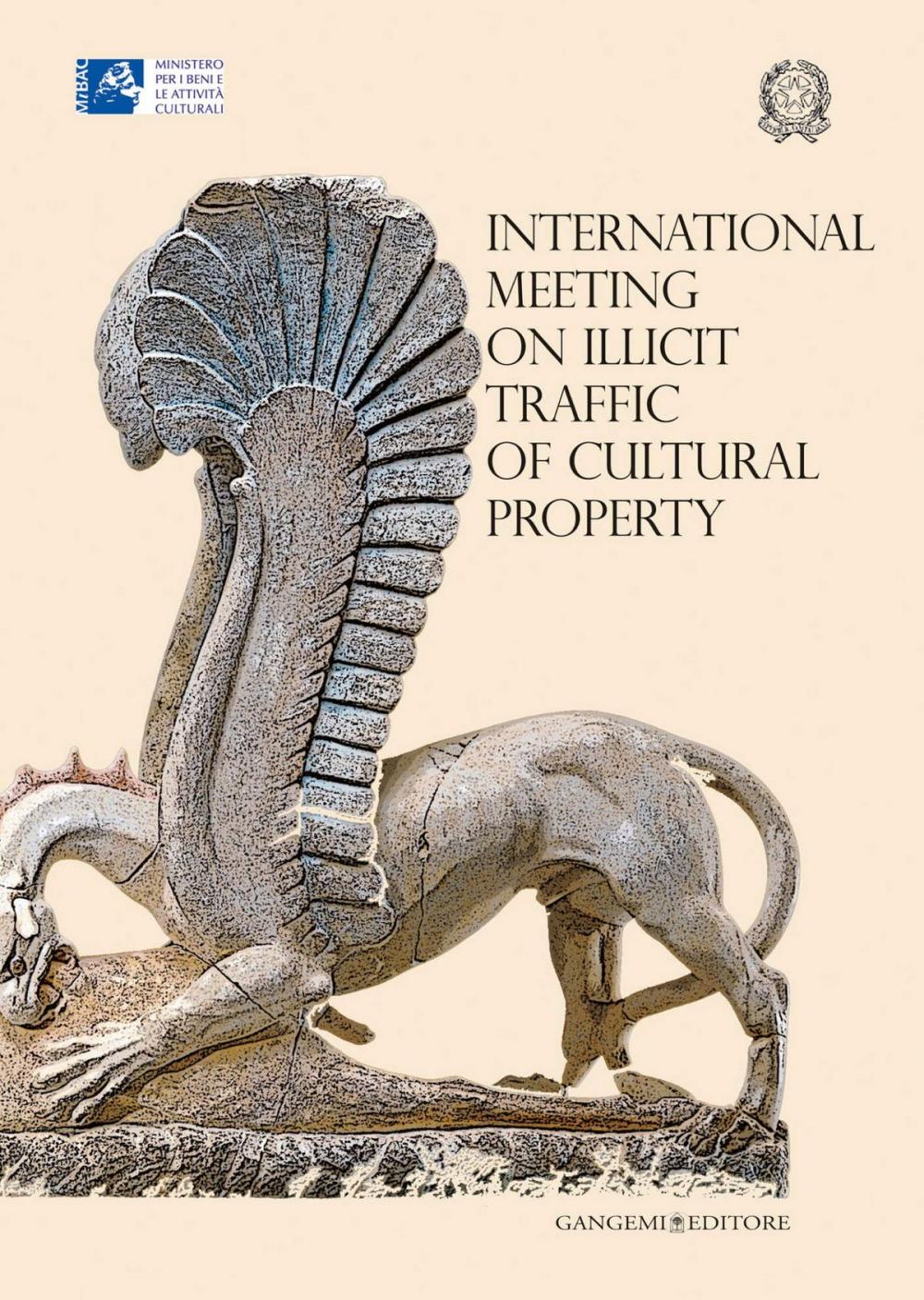 Big bigCover of International meeting on illicit traffic of cultural property