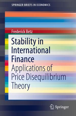 Cover of the book Stability in International Finance by De-Yi Shang, Liang-Cai Zhong