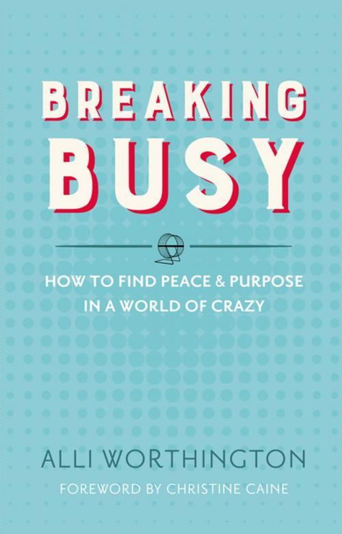 Cover of the book Breaking Busy by Alli Worthington, Zondervan