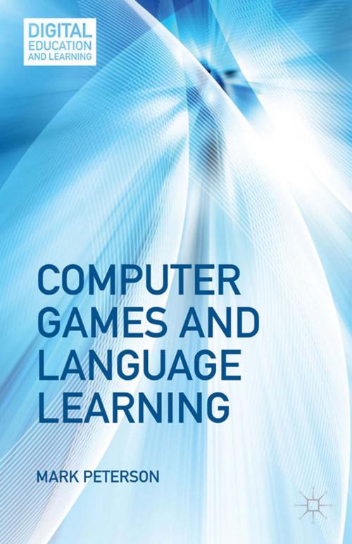 Cover of the book Computer Games and Language Learning by M. Peterson, Palgrave Macmillan US
