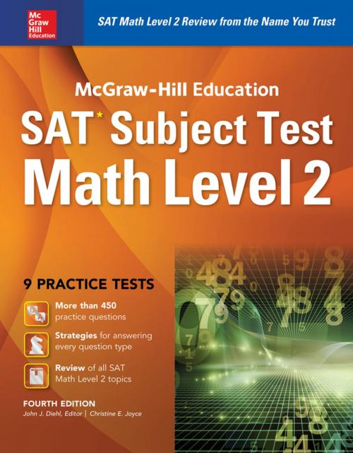 Cover of the book McGraw-Hill Education SAT Subject Test Math Level 2 4th Ed. by John J. Diehl, McGraw-Hill Education