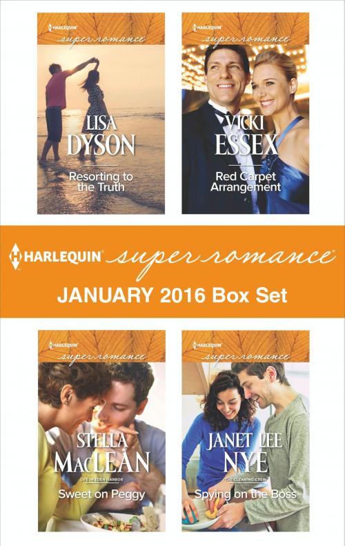 Cover of the book Harlequin Superromance January 2016 Box Set by Lisa Dyson, Stella MacLean, Vicki Essex, Janet Lee Nye, Harlequin