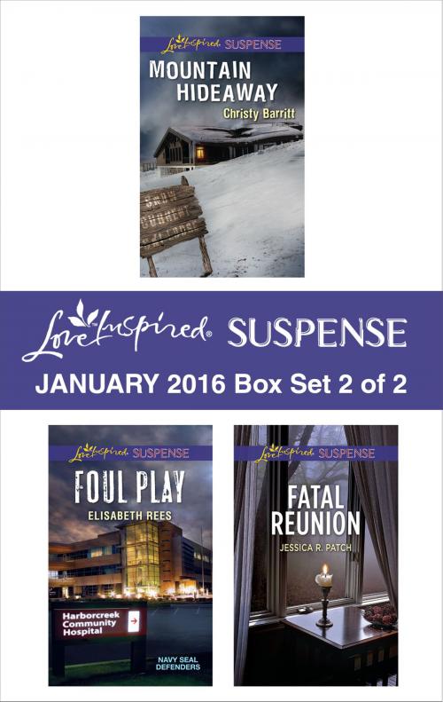 Cover of the book Love Inspired Suspense January 2016 - Box Set 2 of 2 by Christy Barritt, Elisabeth Rees, Jessica R. Patch, Harlequin