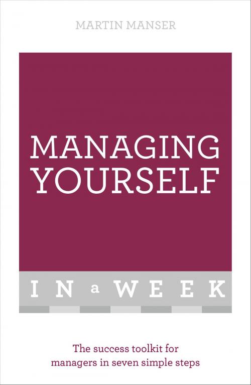 Cover of the book Managing Yourself In A Week by Martin Manser, Hodder & Stoughton