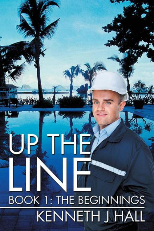 Cover of the book Up the Line by Kenneth J Hall, Partridge Publishing Singapore