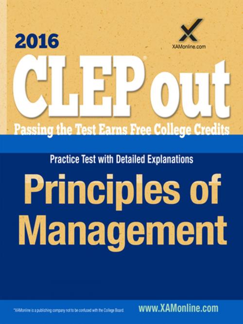 Cover of the book CLEP Principles of Management by Sharon A Wynne, XAMOnline