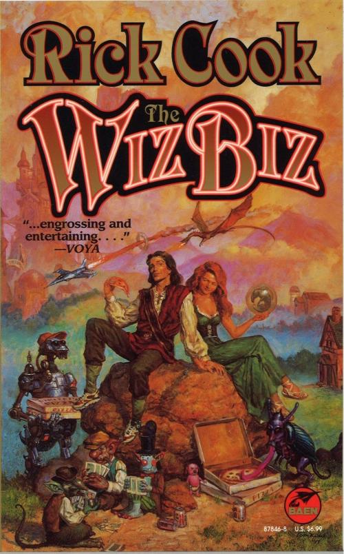 Cover of the book The Wiz Biz by Rick Cook, Baen Books