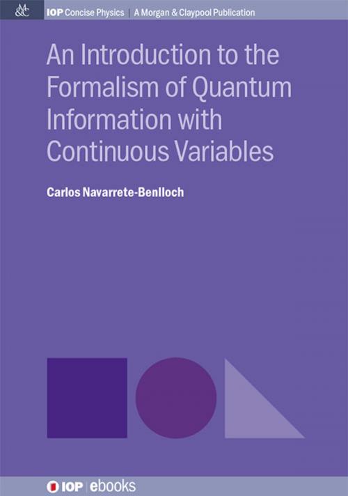 Cover of the book An Introduction to the Formalism of Quantum Information with Continuous Variables by Carlos Navarrete-Benlloch, Morgan & Claypool Publishers