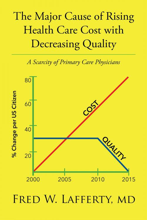 Cover of the book The Major Cause of Rising Health Care Cost with Decreasing Quality: A Scarcity of Primary Care Physicians by Fred W. Lafferty, MD, Page Publishing, Inc.