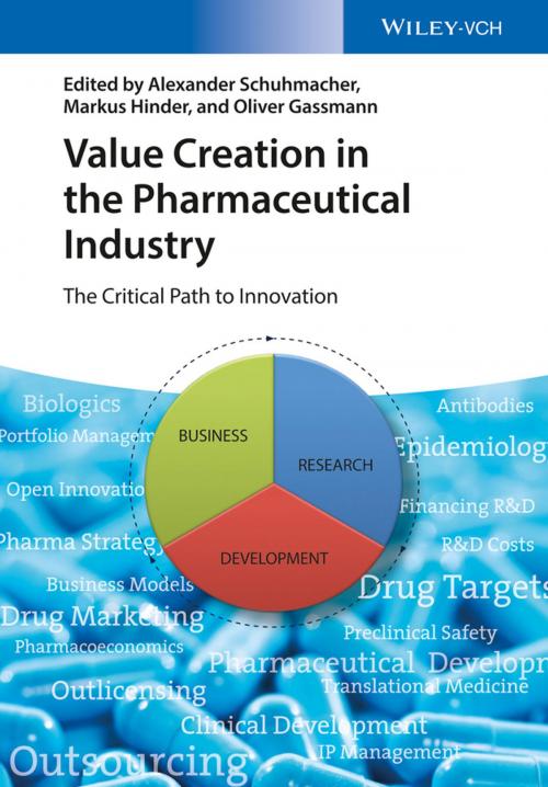 Cover of the book Value Creation in the Pharmaceutical Industry by Alexander Schuhmacher, Markus Hinder, Oliver Gassmann, Wiley