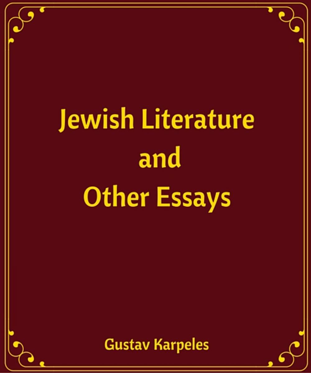 Big bigCover of Jewish Literature and Other Essays