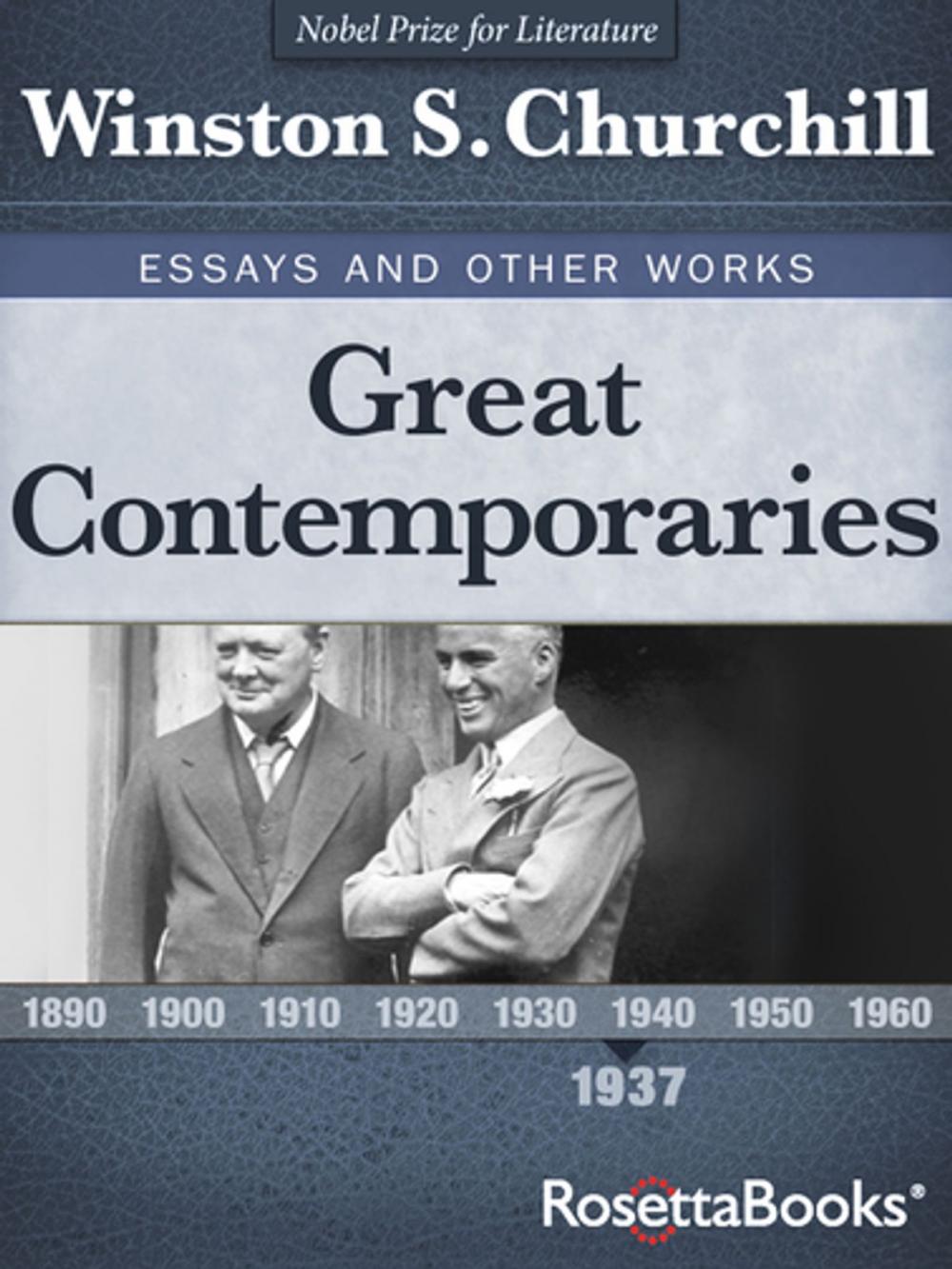 Big bigCover of Great Contemporaries, 1937