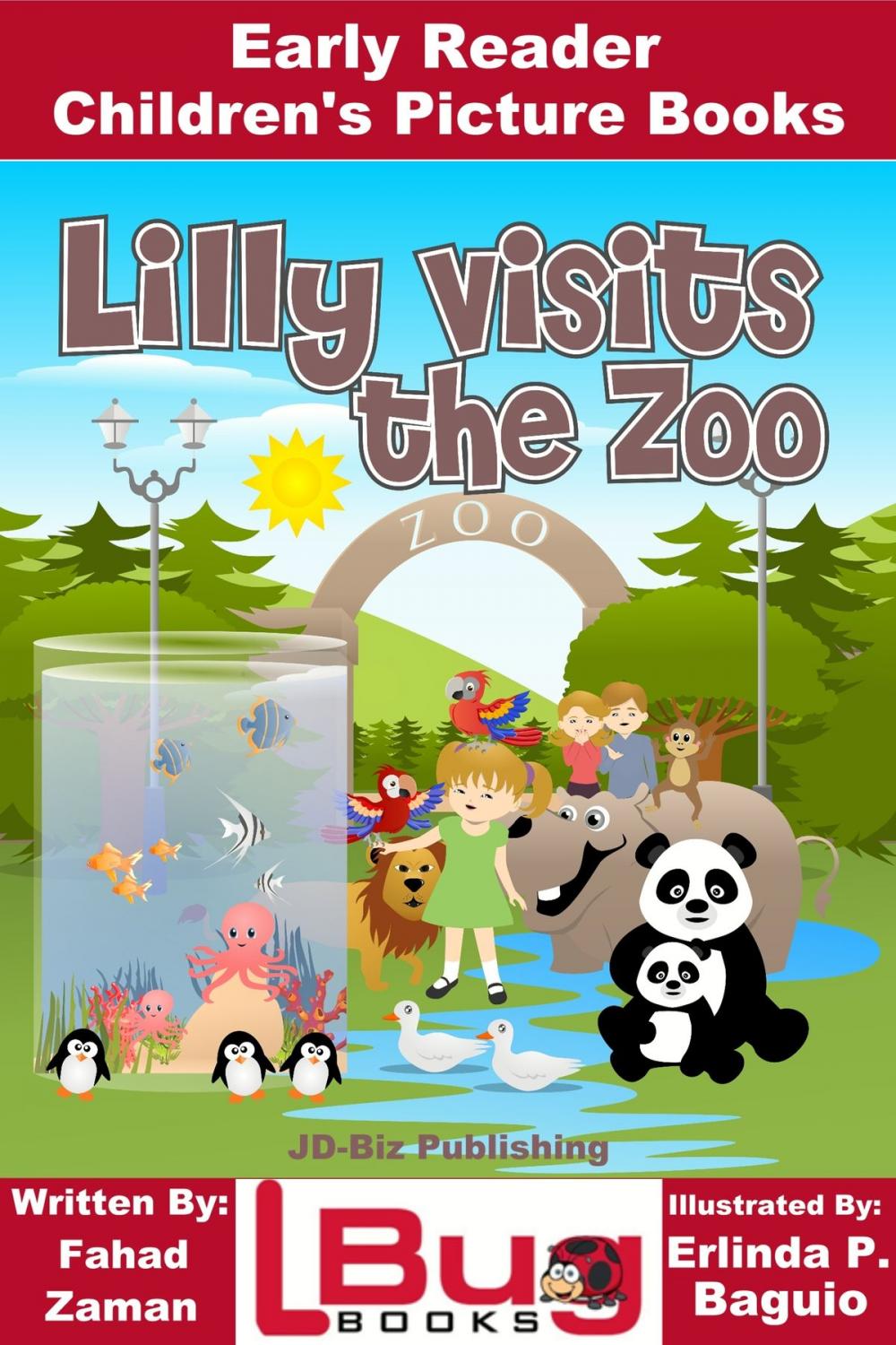 Big bigCover of Lilly Visits The Zoo: Early Reader - Children's Picture Books