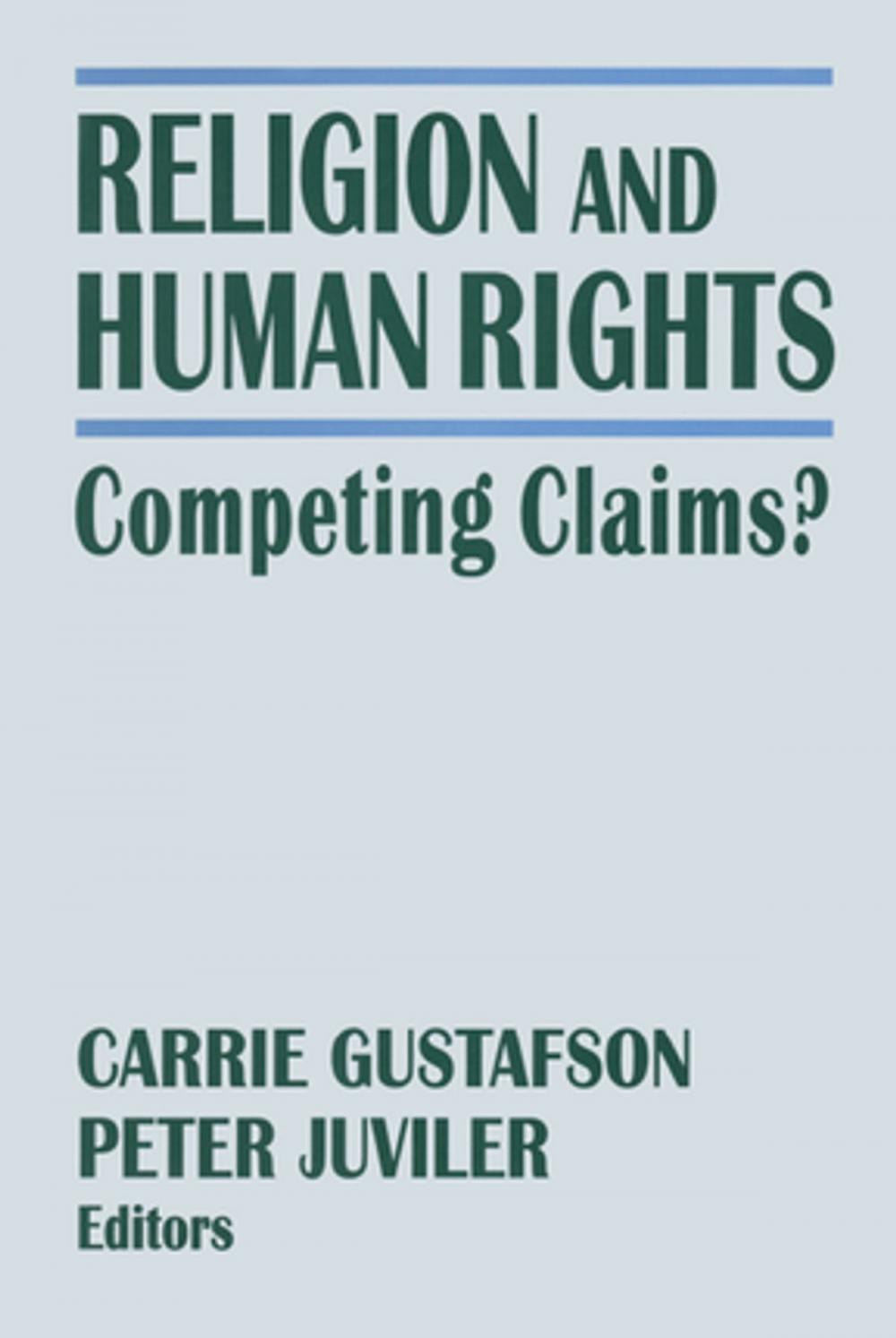 Big bigCover of Religion and Human Rights: Competing Claims?