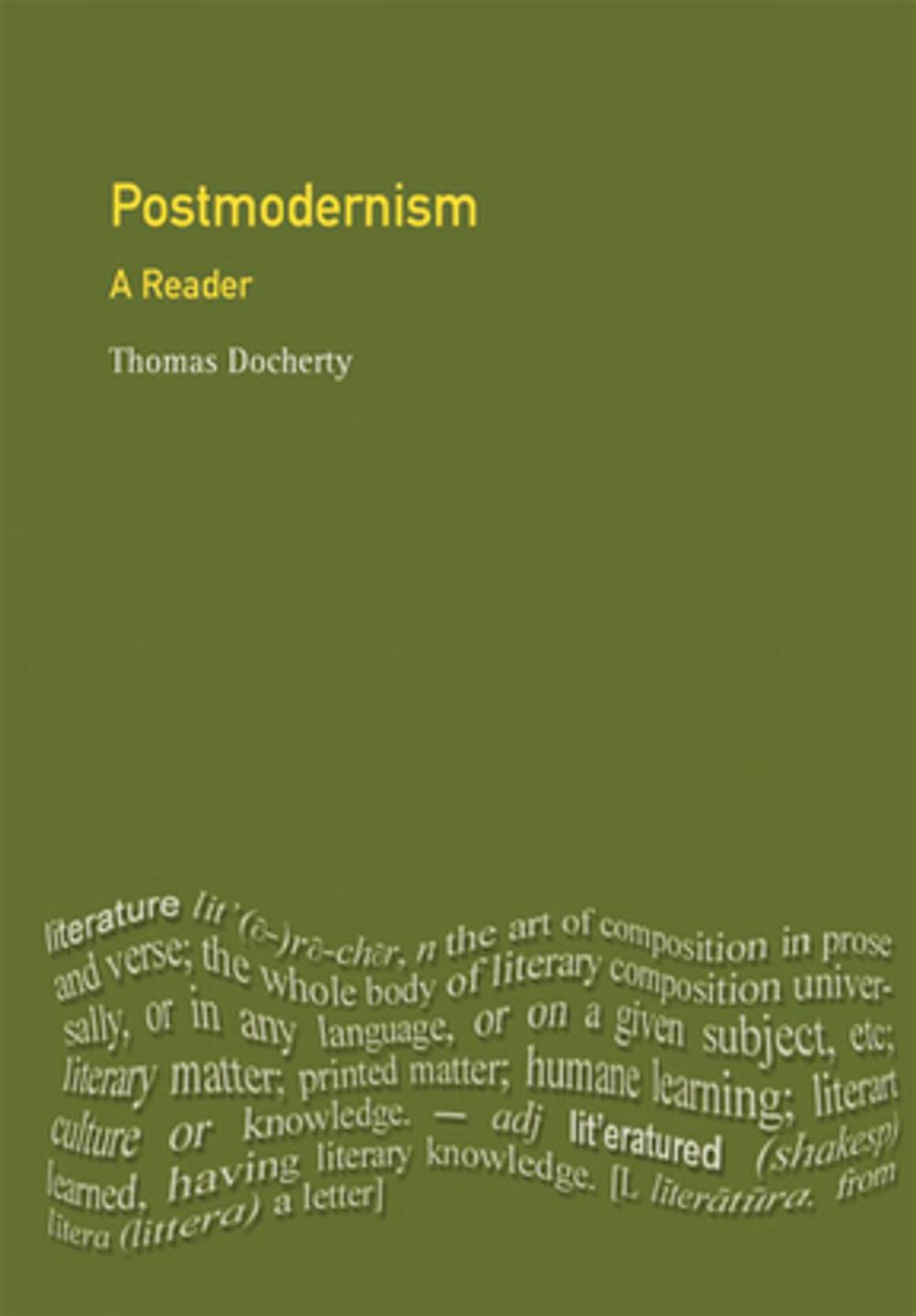 Big bigCover of Postmodernism