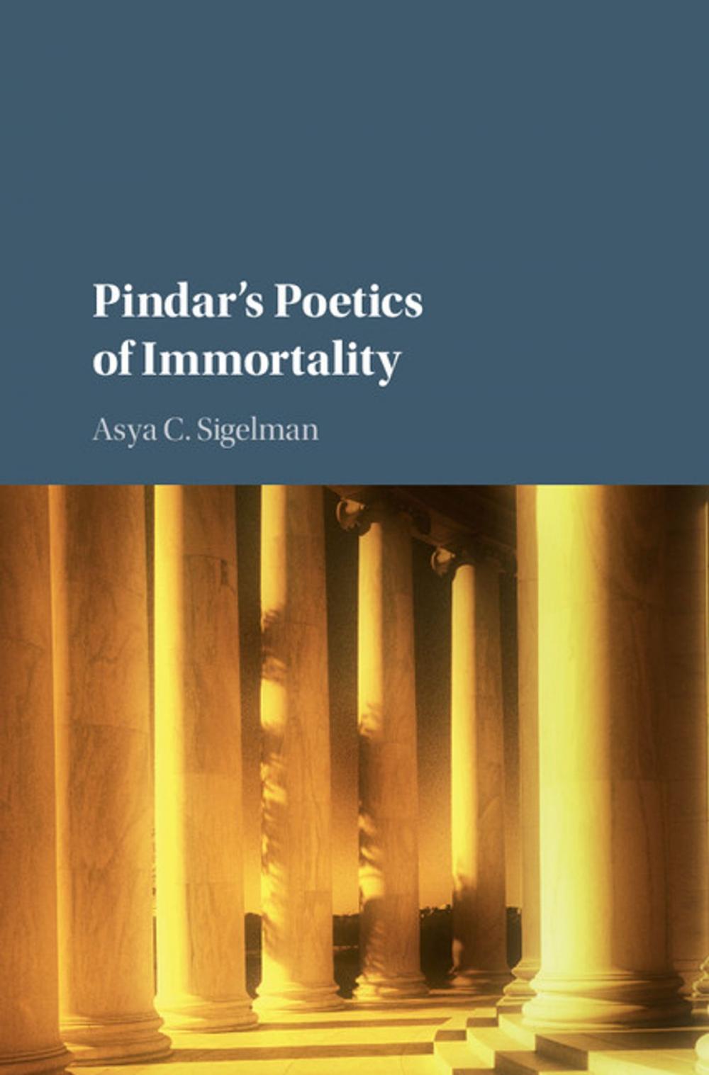 Big bigCover of Pindar's Poetics of Immortality