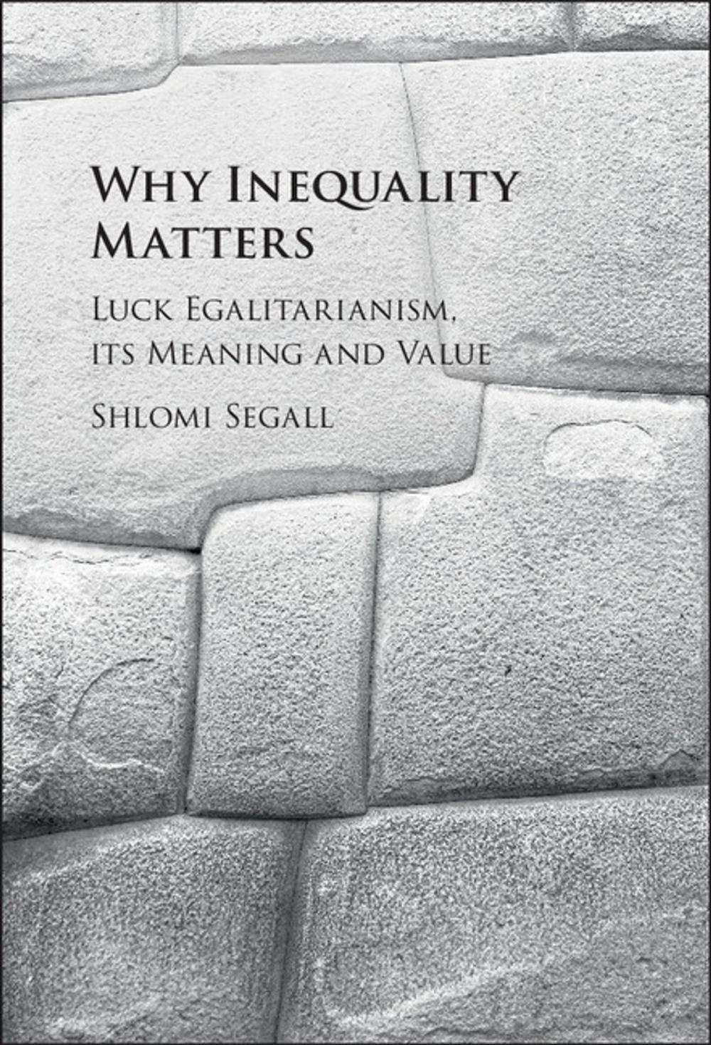 Big bigCover of Why Inequality Matters