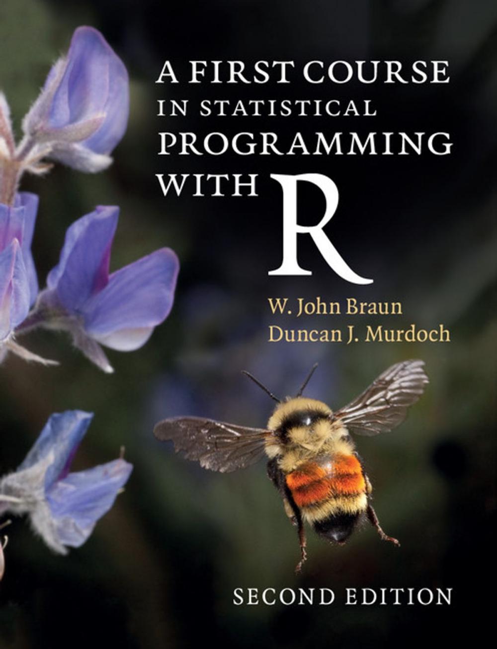 Big bigCover of A First Course in Statistical Programming with R