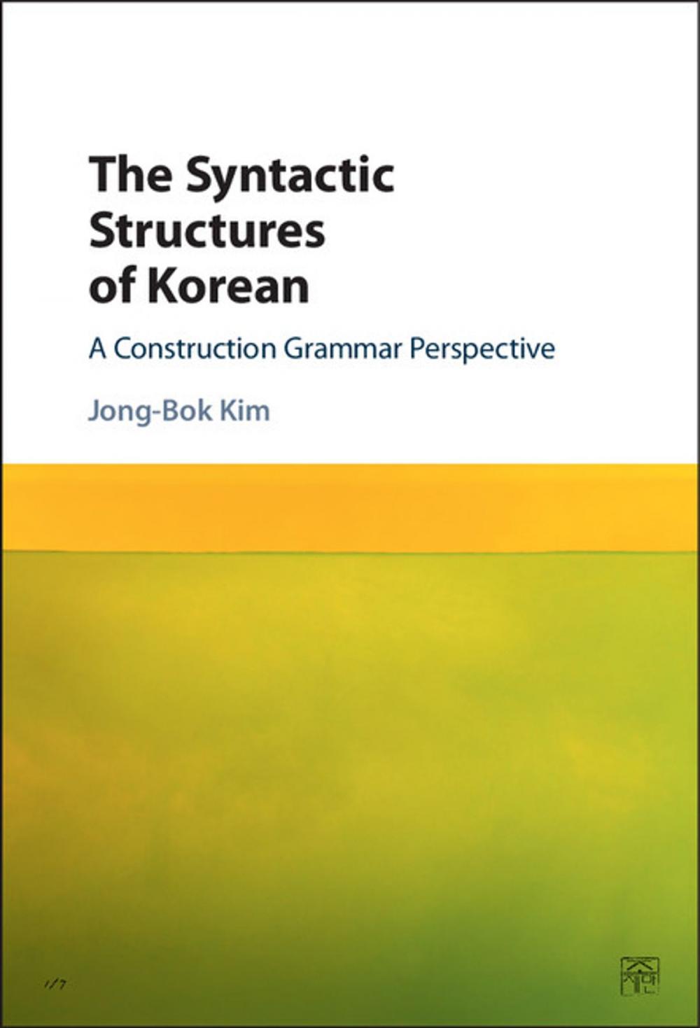 Big bigCover of The Syntactic Structures of Korean