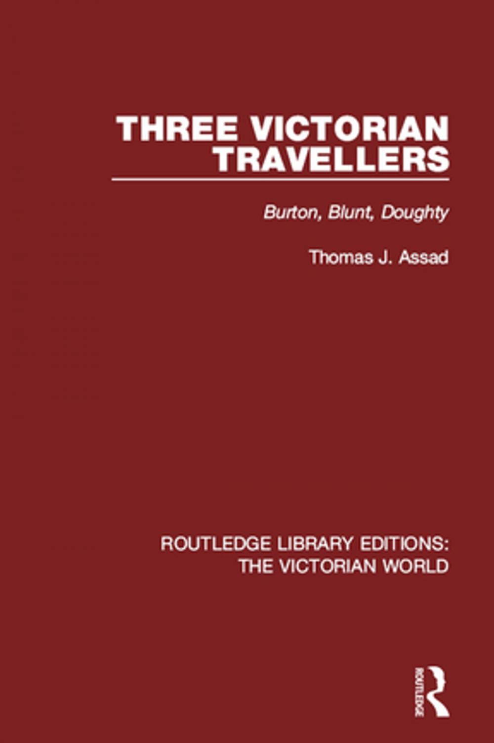 Big bigCover of Three Victorian Travellers