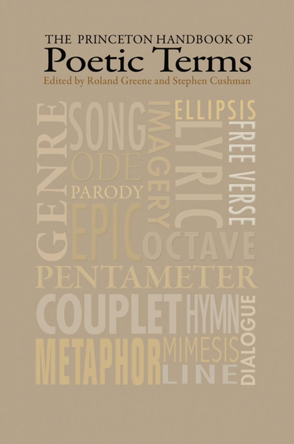 Big bigCover of The Princeton Handbook of Poetic Terms