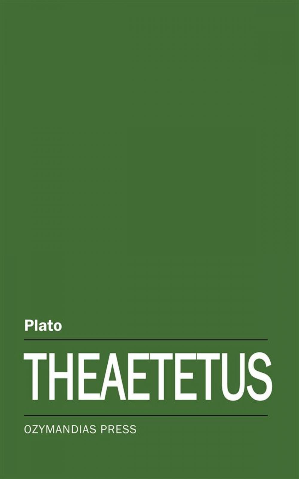 Big bigCover of Theaetetus