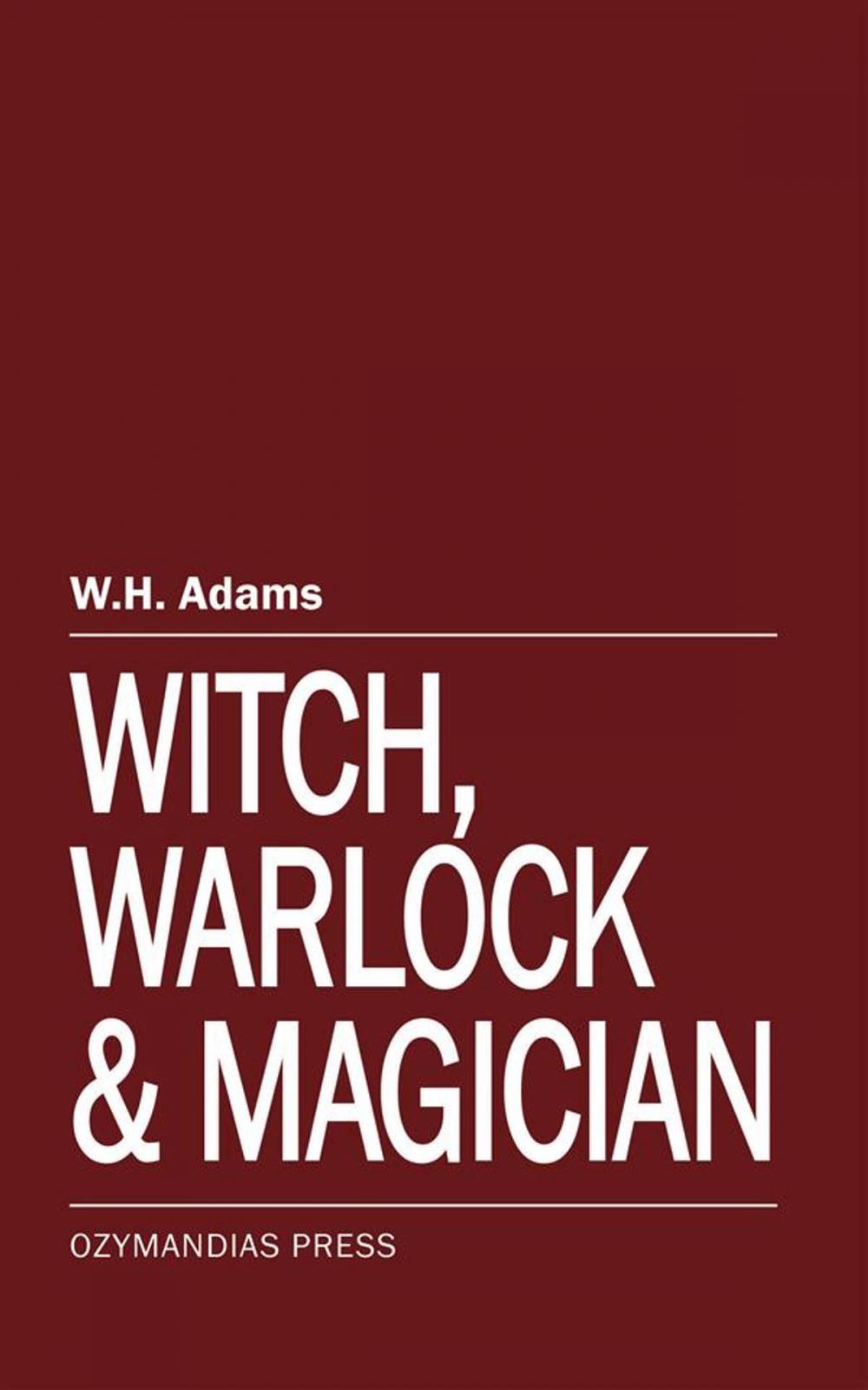 Big bigCover of Witch, Warlock and Magician