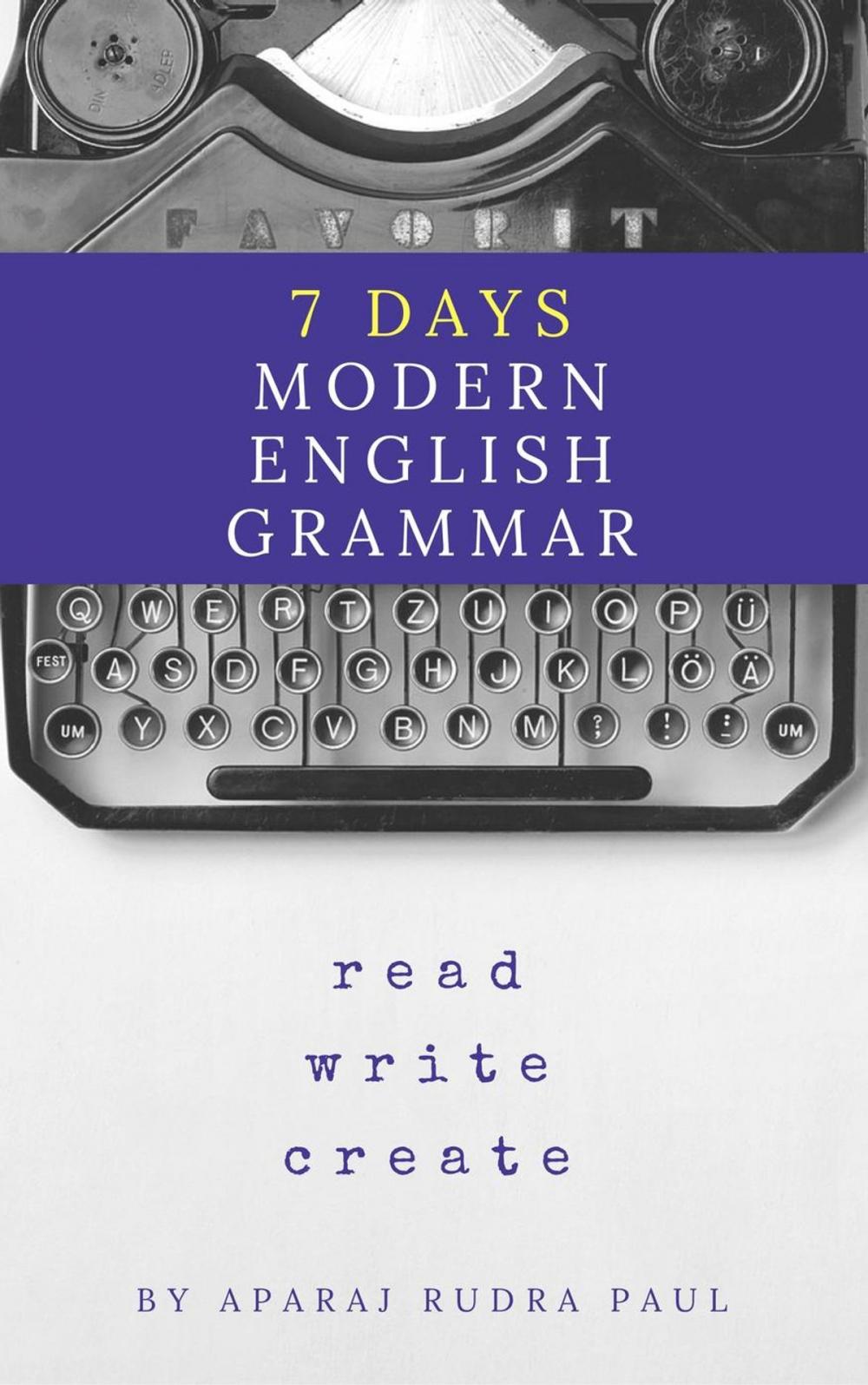 Big bigCover of 7 days modern english grammar