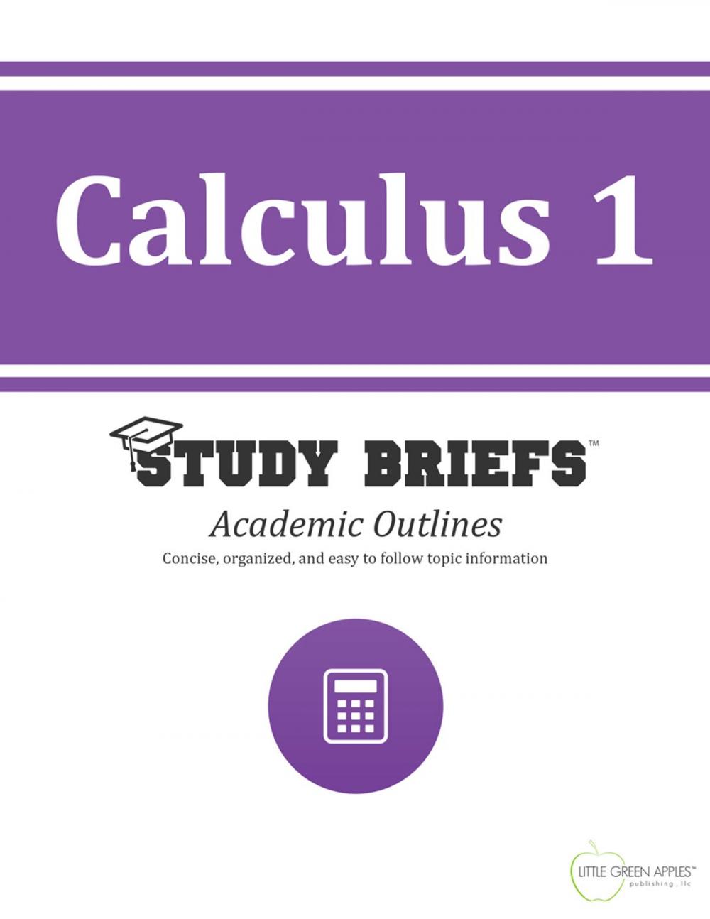 Big bigCover of Calculus 1