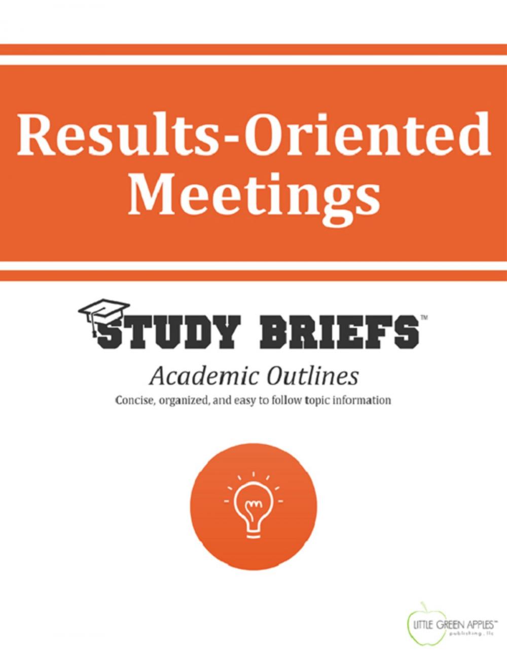 Big bigCover of Results-Oriented Meetings