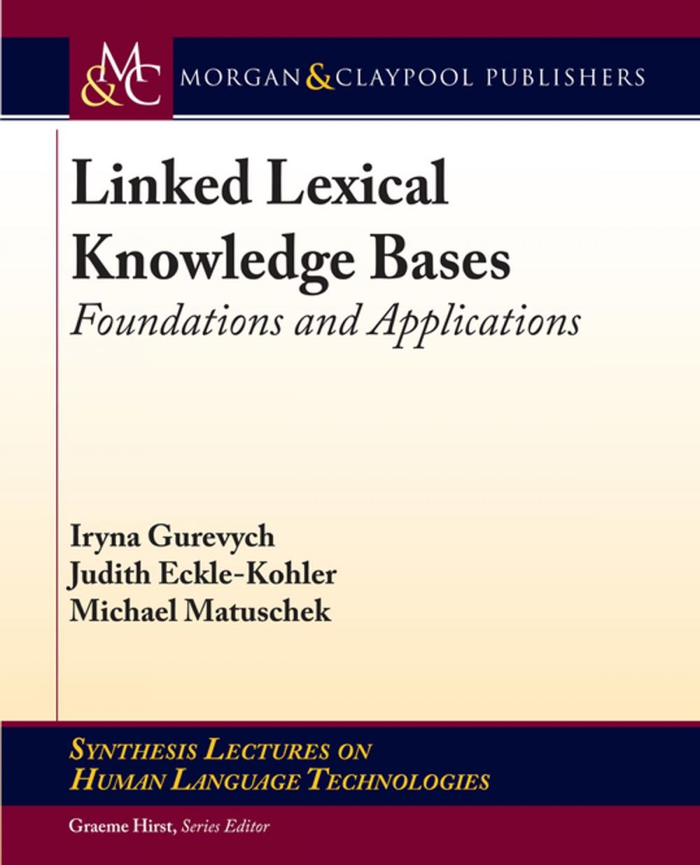 Big bigCover of Linked Lexical Knowledge Bases