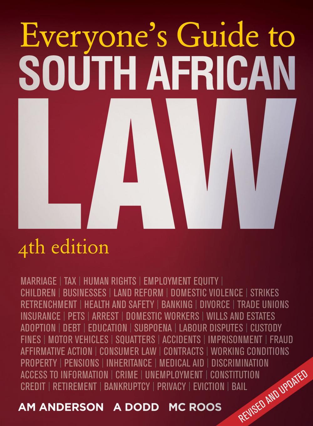 Big bigCover of Everyone’s Guide to South African Law