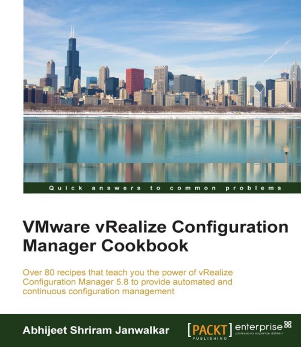 Big bigCover of VMware vRealize Configuration Manager Cookbook