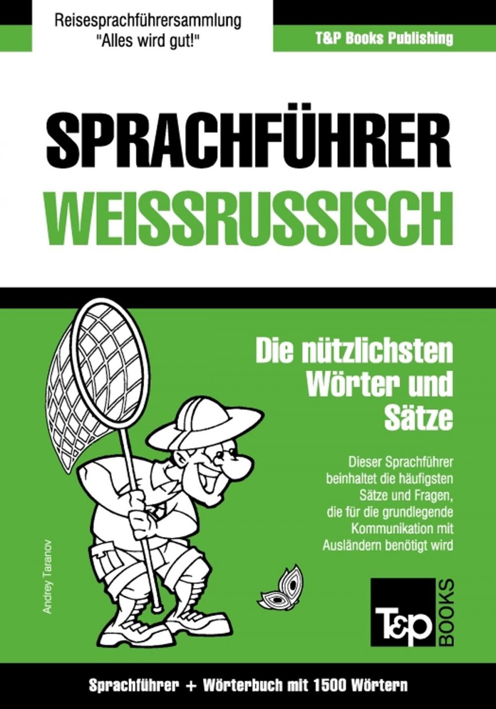 Big bigCover of Sprachführer Deutsch-Weißrussisch und Kompaktwörterbuch mit 1500 Wörtern