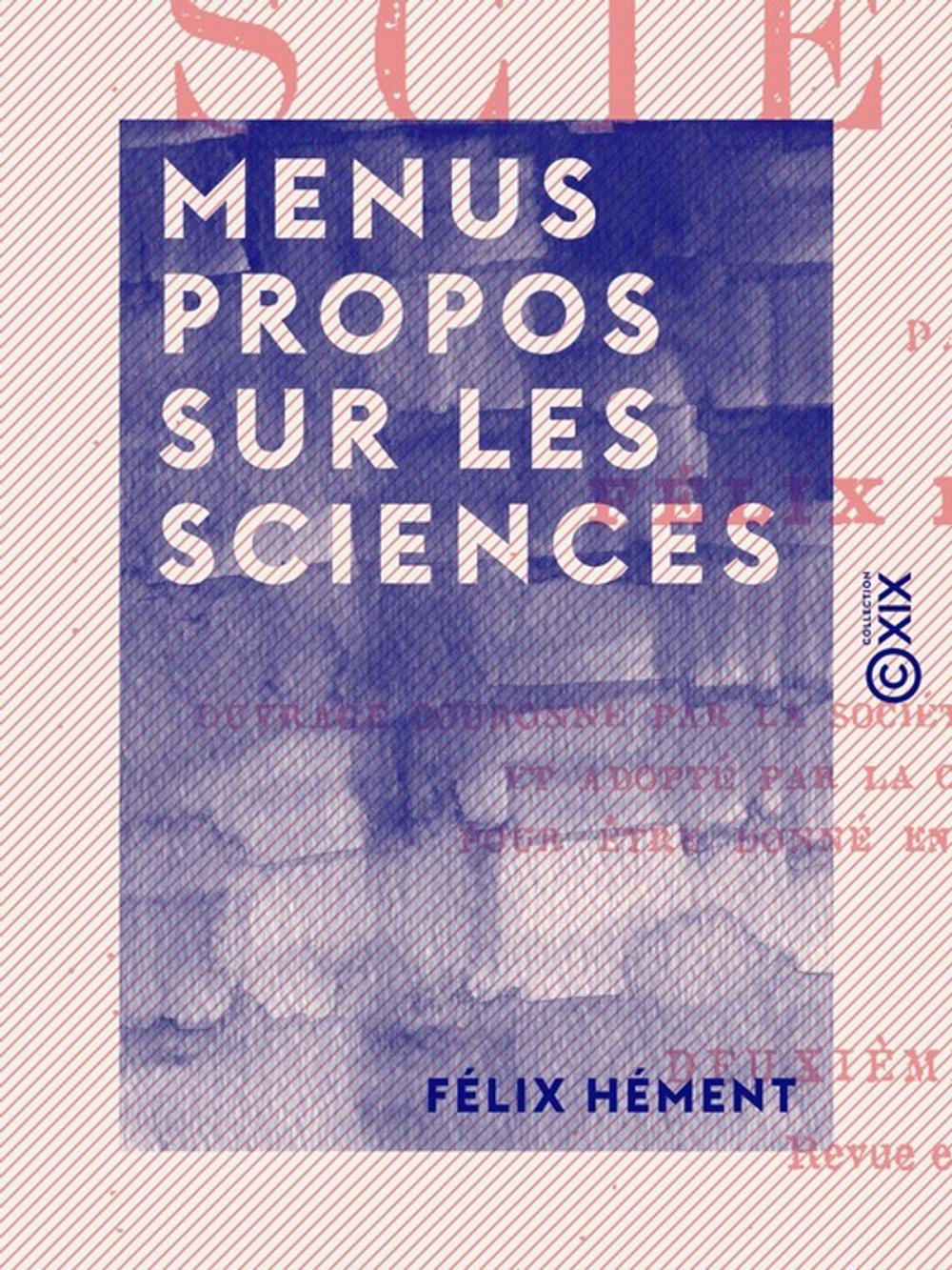 Big bigCover of Menus propos sur les sciences