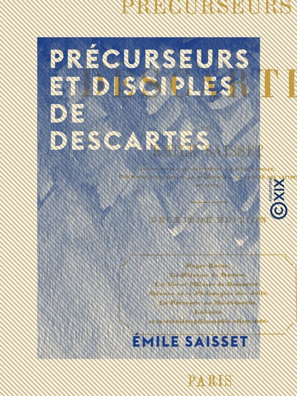 Big bigCover of Précurseurs et Disciples de Descartes