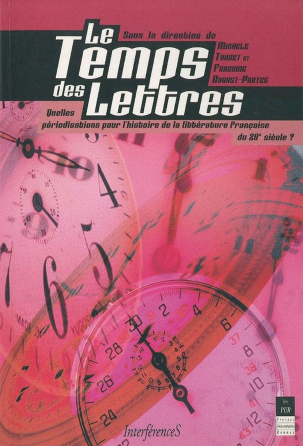 Big bigCover of Le temps des lettres