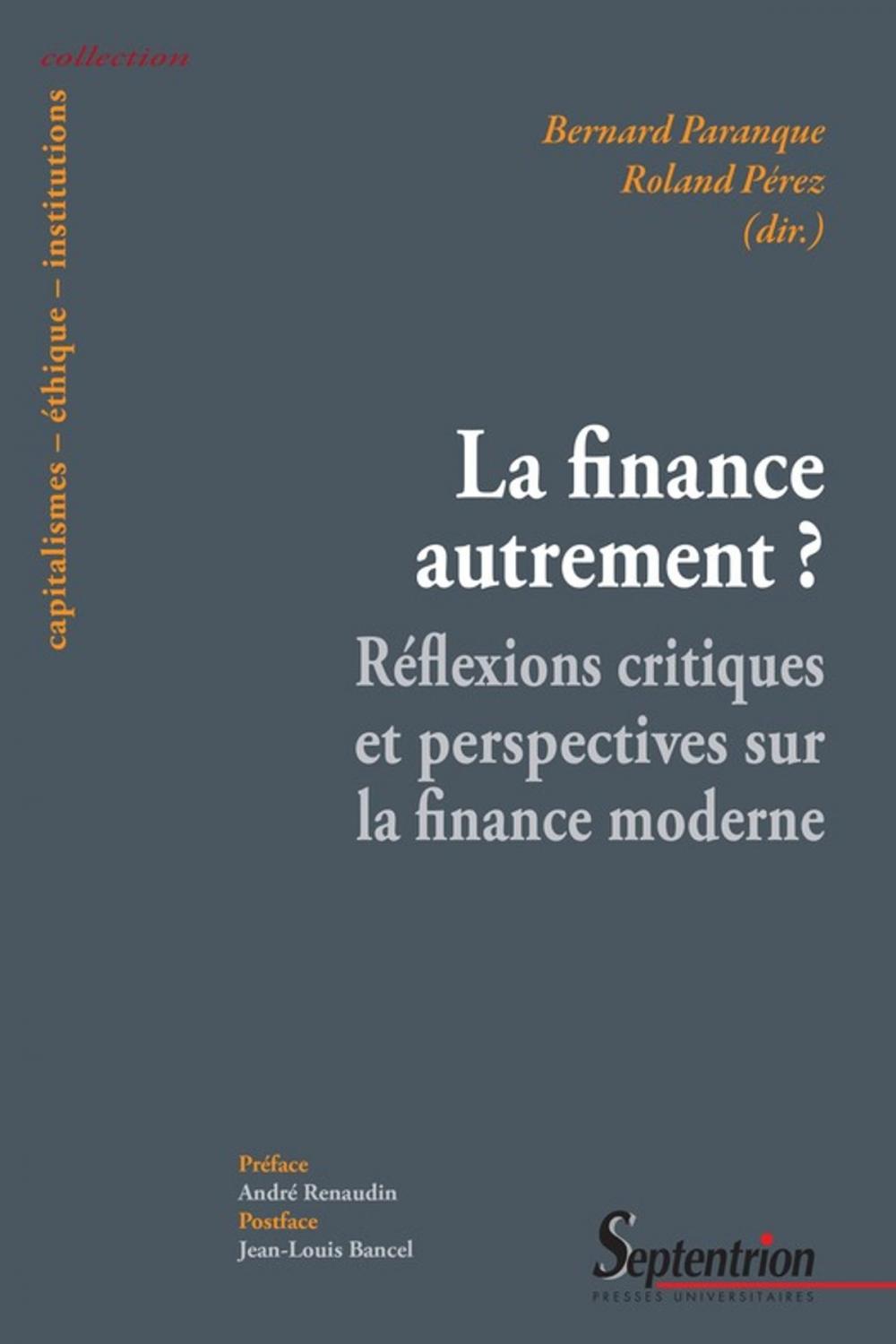 Big bigCover of La finance autrement ?