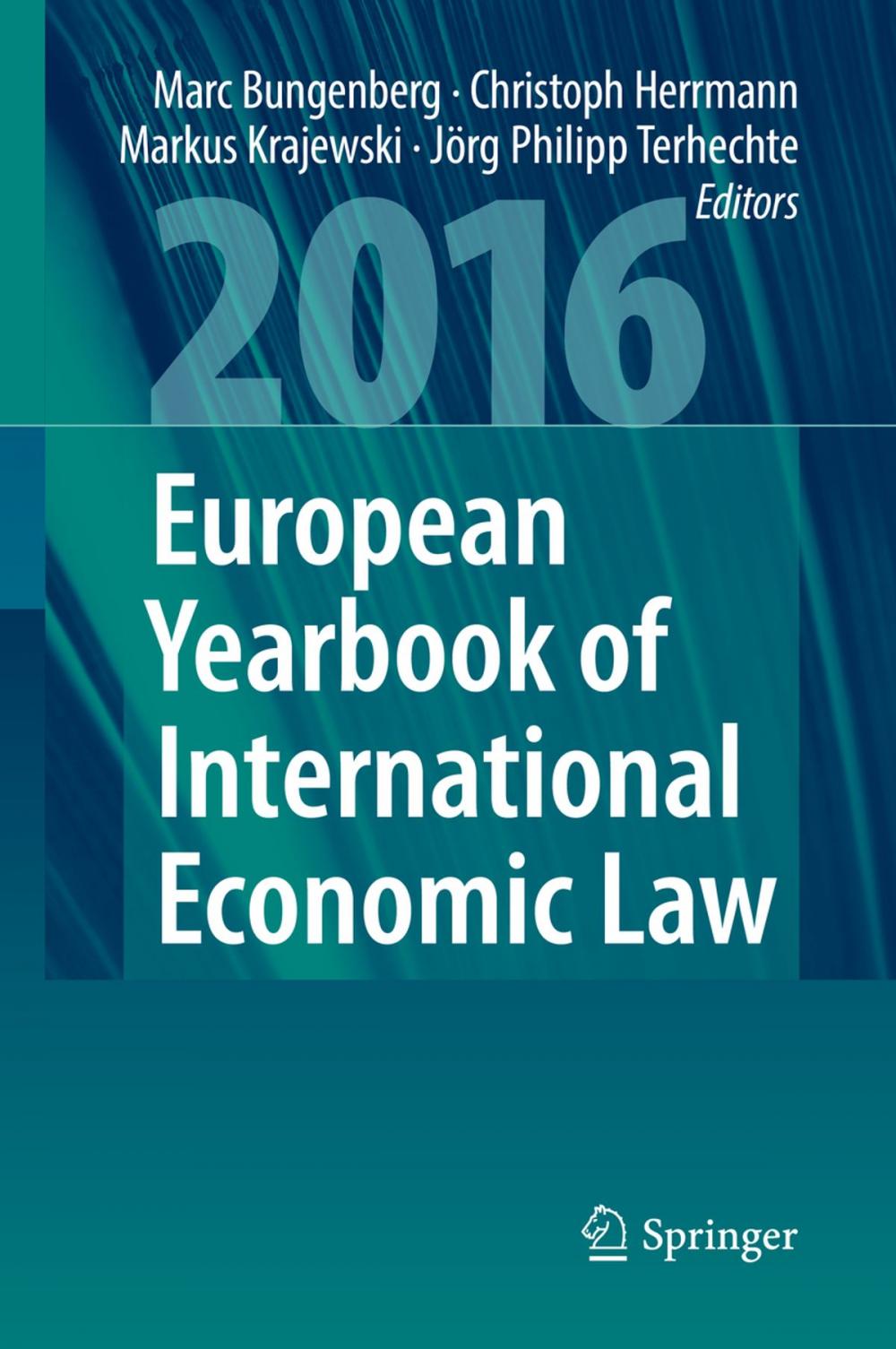 Big bigCover of European Yearbook of International Economic Law 2016