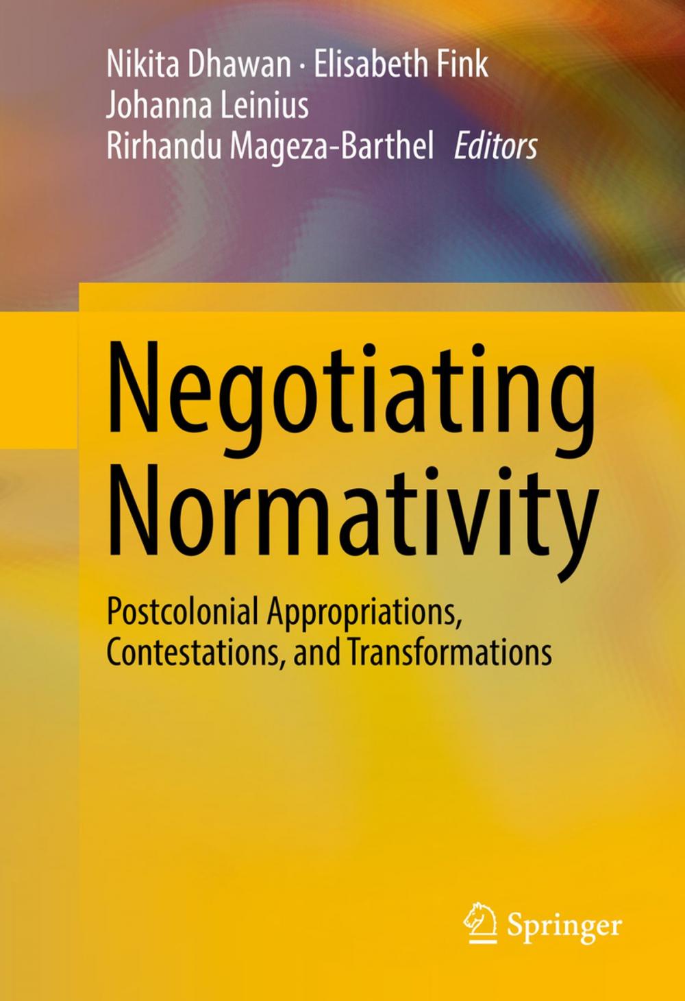 Big bigCover of Negotiating Normativity