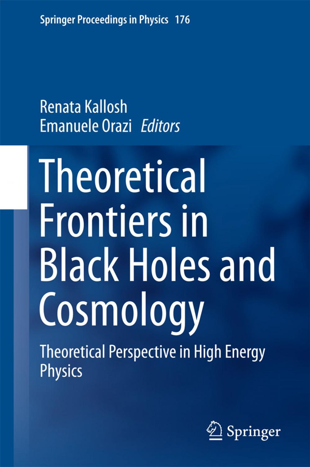 Big bigCover of Theoretical Frontiers in Black Holes and Cosmology