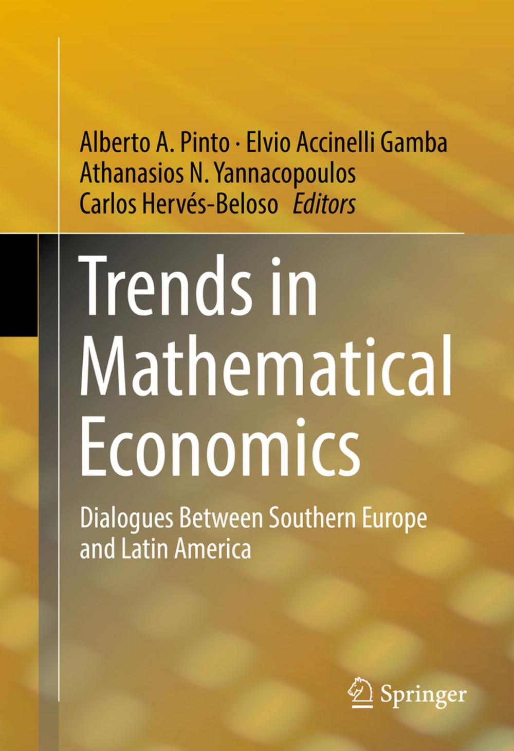 Big bigCover of Trends in Mathematical Economics