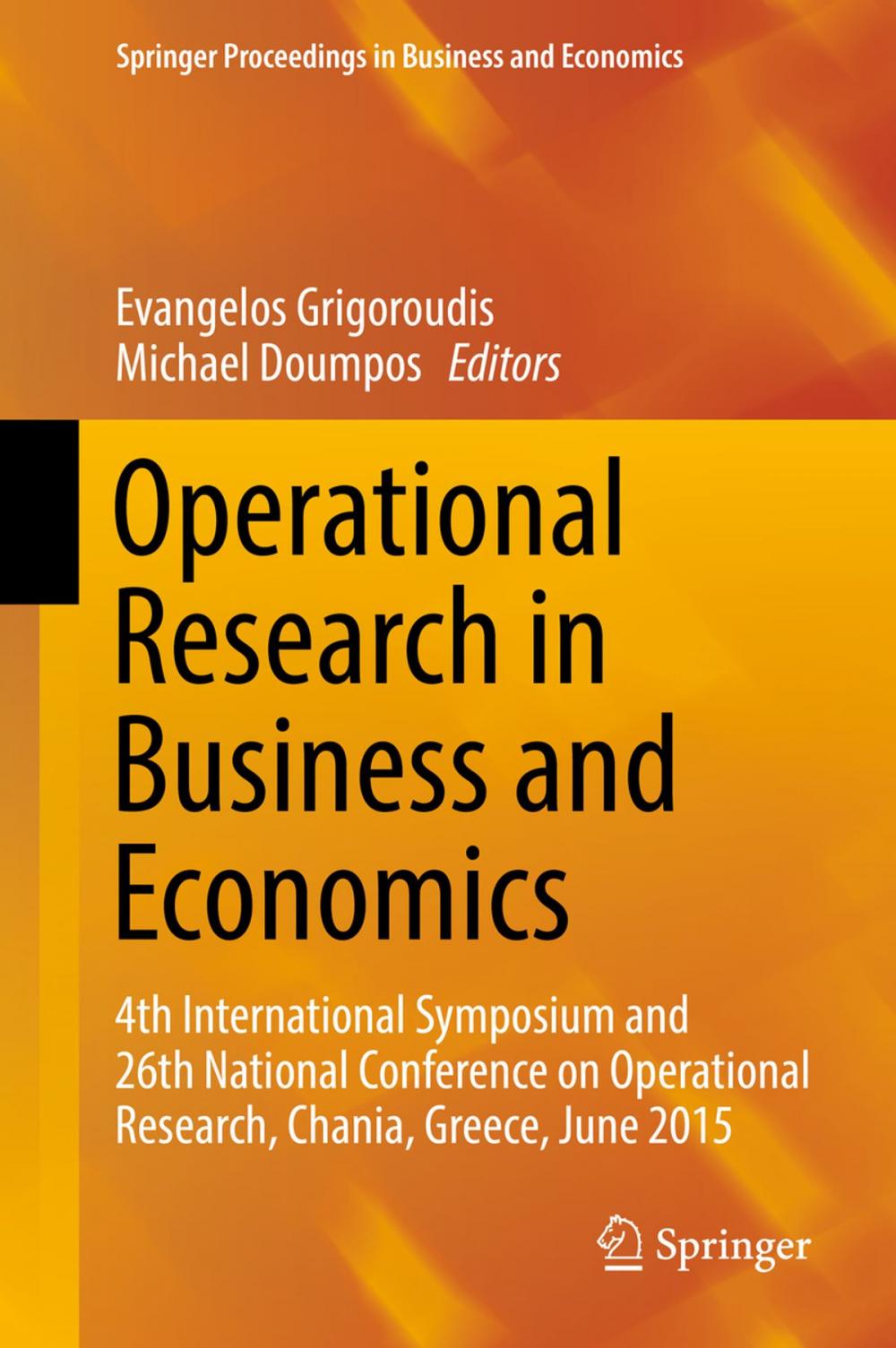 Big bigCover of Operational Research in Business and Economics