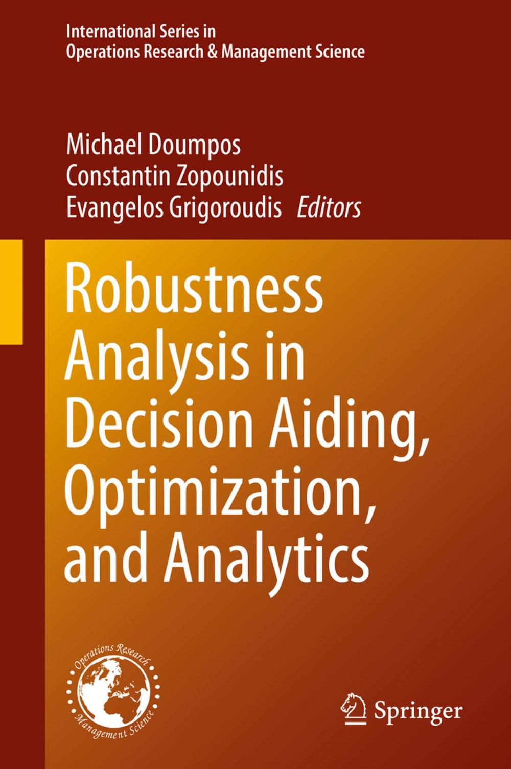 Big bigCover of Robustness Analysis in Decision Aiding, Optimization, and Analytics