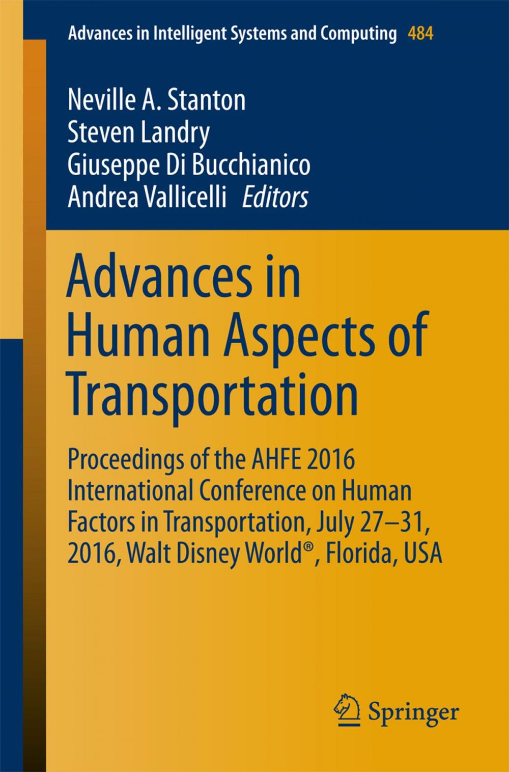 Big bigCover of Advances in Human Aspects of Transportation