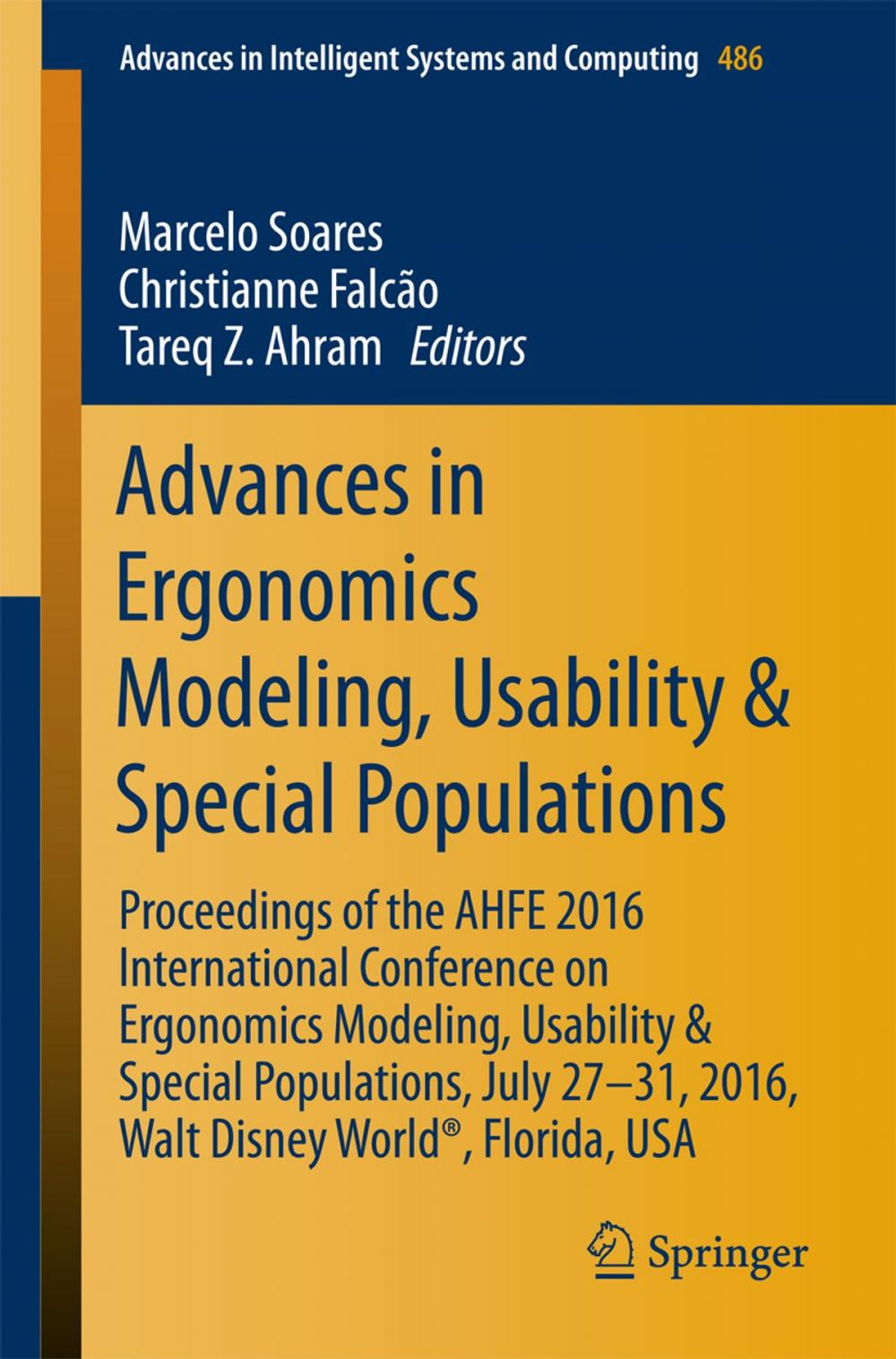 Big bigCover of Advances in Ergonomics Modeling, Usability & Special Populations